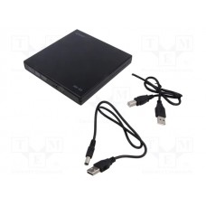 Išorinis DVD+RW įrenginys USB 2.0 juodas (black) Savio 